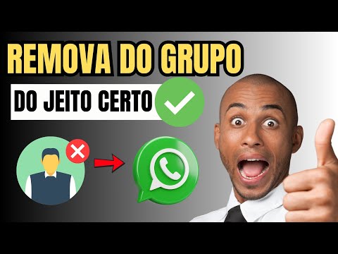 COMO REMOVER UMA PESSOA DO GRUPO DO WHATSAPP