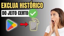 COMO EXCLUIR O HISTÓRICO DO GOOGLE PLAY