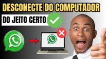 COMO DESCONECTAR O WHATSAPP DO COMPUTADOR