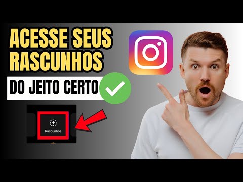 COMO VER OS RASCUNHOS SALVOS DO INSTAGRAM