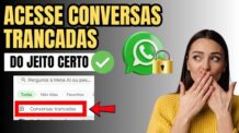 COMO VER MINHAS CONVERSAS TRANCADAS NO WHATSAPP