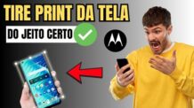 COMO TIRAR FOTO DA TELA DO CELULAR MOTOROLA