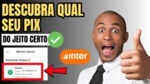 COMO SABER MINHA CHAVE PIX INTER