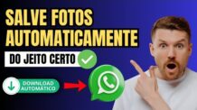 COMO SALVAR FOTOS RECEBIDAS NO WHATSAPP NA GALERIA