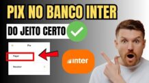 COMO FAZER UM PIX NO INTER