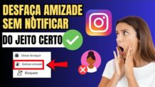COMO DESFAZER AMIZADE NO INSTAGRAM
