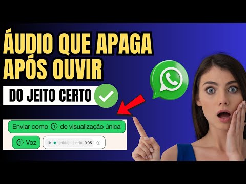 COMO ENCAMINHAR UM ÁUDIO EM VISUALIZAÇÃO ÚNICA