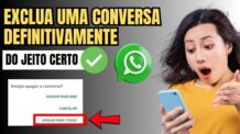COMO APAGAR UMA CONVERSA NO WHATSAPP