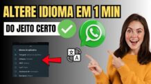 COMO MUDAR O IDIOMA DO WHATSAPP NO ANDROID