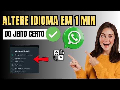 COMO MUDAR O IDIOMA DO WHATSAPP NO ANDROID