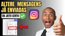 COMO EDITAR MENSAGEM ENVIADA NO INSTAGRAM