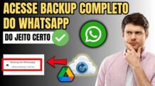 COMO ACESSAR O BACKUP DO WHATSAPP NO GOOGLE DRIVE
