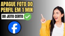 COMO APAGAR FOTO DO PERFIL DO FACEBOOK