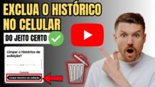 COMO EXCLUIR O HISTÓRICO DO YOUTUBE PELO CELULAR