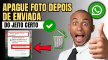 COMO APAGAR FOTO DO WHATSAPP DEPOIS DE ENVIADA