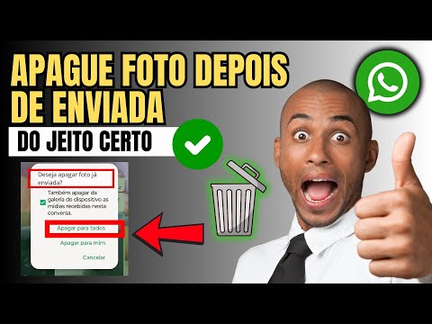 COMO APAGAR FOTO DO WHATSAPP DEPOIS DE ENVIADA