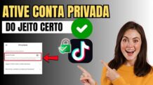 COMO PRIVAR A CONTA NO TIKTOK