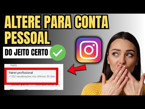 COMO TIRAR CONTA PROFISSIONAL DO INSTA PARA CONTA PESSOAL