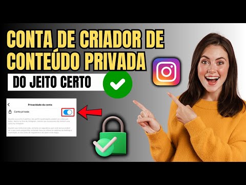 COMO PRIVAR A CONTA DO INSTAGRAM SENDO CRIADOR DE CONTEUDO