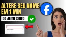 COMO TROCAR O NOME DO FACEBOOK 2025