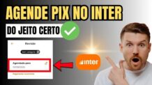 COMO AGENDAR PIX NO BANCO INTER