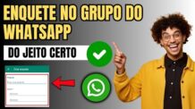 COMO FAZER ENQUETE NO WHATSAPP NO GRUPO