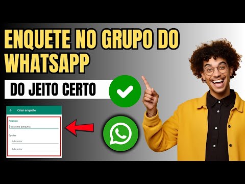 COMO FAZER ENQUETE NO WHATSAPP NO GRUPO