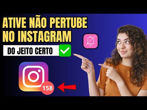 COMO ATIVAR MODO NÃO PERTUBE NO INSTAGRAM