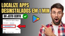 COMO ACHAR APLICATIVO DESINSTALADO DO CELULAR