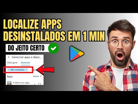 COMO ACHAR APLICATIVO DESINSTALADO DO CELULAR