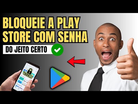 COMO COLOCAR SENHA NA PLAY STORE PARA BLOQUEAR DOWNLOAD DE JOGOS E MAIS APPS
