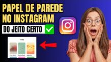 COMO COLOCAR PAPEL DE PAREDE NO INSTAGRAM NAS CONVERSAS