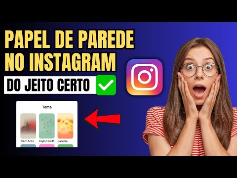 COMO COLOCAR PAPEL DE PAREDE NO INSTAGRAM NAS CONVERSAS