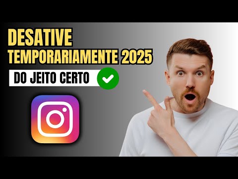 COMO DESATIVAR O INSTAGRAM TEMPORARIAMENTE 2025