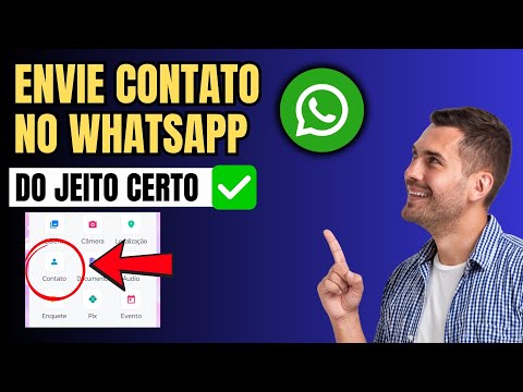 COMO ENVIAR CONTATO DO WHASTAPP PARA OUTRA PESSOA