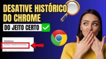 COMO DESATIVAR O HISTÓRICO DE PESQUISA DO GOOGLE CHROME