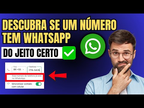 COMO SABER SE O NÚMERO DE TELEFONE TEM WHATSAPP