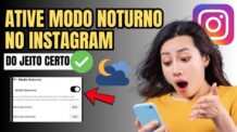 Como Colocar Modo Noturno no Instagram