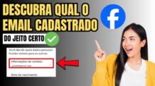 Como Saber qual Email Esta Cadastrado no Facebook Pelo Celular