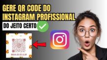 Como Gerar QR Code do Instagram Profissional