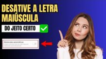 Como Desativar Letra Maiuscula no Android Motorola