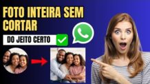 Como Colocar Foto Inteira no Perfil do Whatsapp Passo a Passo 2025