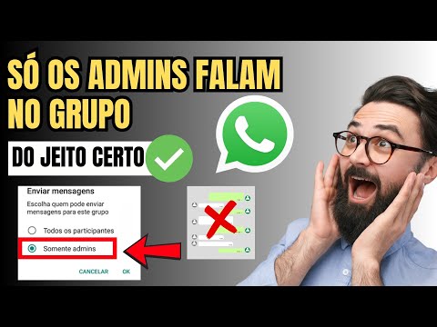 Como Deixar So os Administradores Falar no Grupo- Passo a Passo 2025