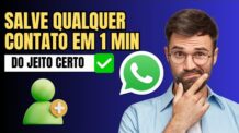 Como Salvar Contatos no Whatsapp – Atualizado 2025