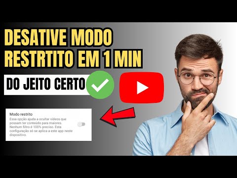 Como Desativar Modo Restrito do Youtube no Celular- Passo a Passo 2025