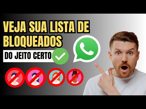 Como Ver Os Bloqueados Do Whatsapp