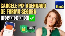 Como Cancelar PIX Agendado Itaú – Passo a Passo