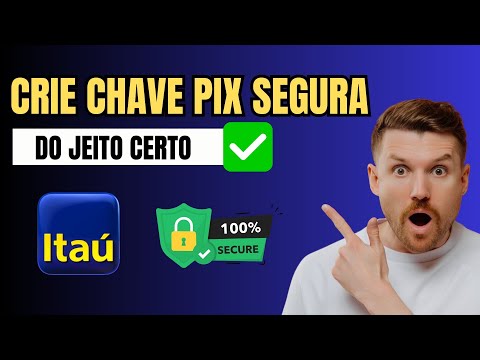 Como Criar PIX Chave Aleatória Itaú- Passo a Passo
