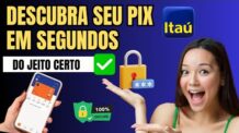 Como Ver Sua Chave PIX no Itaú em 30 segundos