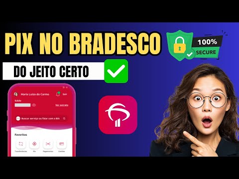 Como Fazer uma chave PIX Bradesco- Rápido e fácil